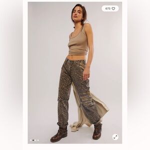 One Teaspoon Luna Utility Pants - Animal Camo